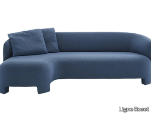 TARU - 3 seater fabric sofa with chaise longue _ Ligne Roset