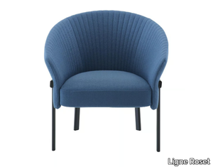 VALMY - Fabric easy chair with armrests _ Ligne Roset