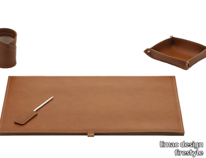 ARISTOTELE 4 PZ - Bonded leather desk set _ limac design firestyle