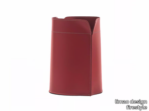 CANISTRO - Bonded leather waste paper bin _ limac design firestyle