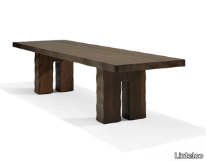 IWA - Rectangular wooden dining table _ Linteloo