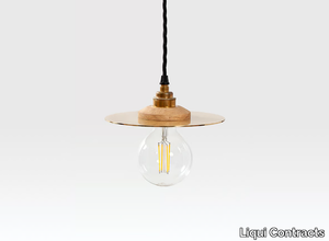 ROSWELL SMALL - Brass pendant lamp _ Liqui Contracts