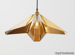 SPLICE SMALL - Brass pendant lamp _ Liqui Contracts