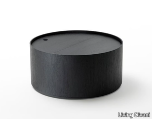 FULL MOON - Round coffee table with storage space _ Living Divani