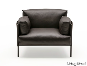 GREENE - Armchair with armrests _ Living Divani