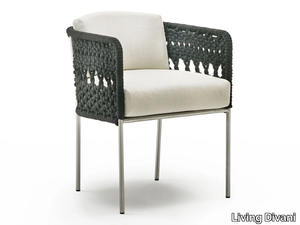 MINI TOMBOLO - Garden chair with armrests _ Living Divani