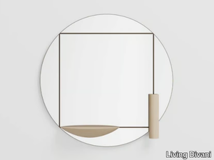 PARADIGMA - Round wall-mounted mirror _ Living Divani