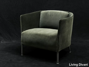 SARTOR.C - Felt easy chair with removable cover _ Living Divani