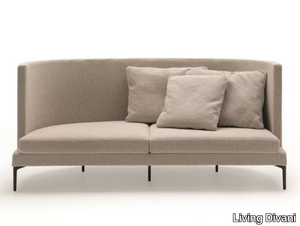 CLAN - Curved fabric sofa _ Living Divani