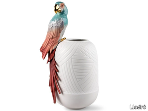 MACAW BIRD - Porcelain vase _ Lladró