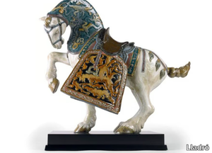 ORIENTAL HORSE GLAZED - Porcelain decorative object _ Lladró