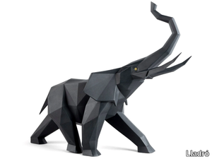 ELEFANTE (BLACK) - Porcelain decorative object _ Lladró