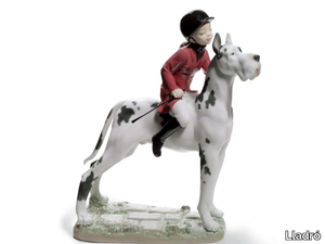 GIDDY UP DOGGY GIRL - Porcelain decorative object _ Lladró