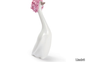 GOOSSIPING GOOSE PINK - Porcelain decorative object _ Lladró