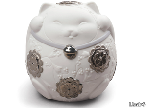 MANEKI NEKO II SILVER - Porcelain decorative object _ Lladró