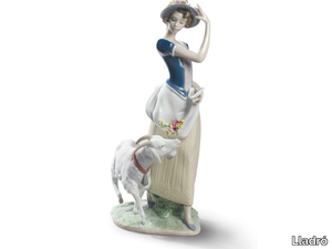 YOUNG SHEPHERDESS WOMAN - Porcelain decorative object _ Lladró