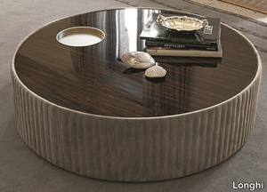 SUN - Round wooden coffee table _ Longhi