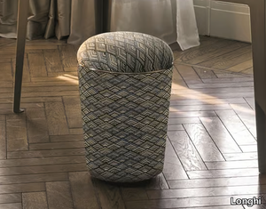 TEO LOVELUXE - Round fabric pouf _ Longhi