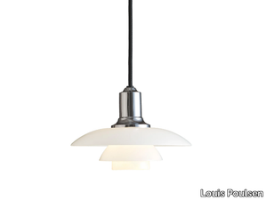 PH 2/1 - Opal glass pendant lamp _ Louis Poulsen