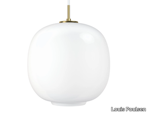 VL45 RADIOHUS - Opal glass pendant lamp _ Louis Poulsen