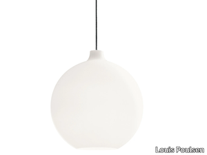 WOHLERT - Opal glass pendant lamp _ Louis Poulsen