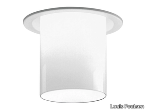 BALLERUP - LED round ceiling glass and steel spotlight _ Louis Poulsen