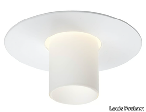 BALLERUP MINI - LED round ceiling glass and steel spotlight _ Louis Poulsen