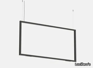 FILE FLEX SQUARE SUSPENSION S158 - LED extruded aluminium pendant lamp _ Lucifero's