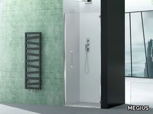 PRISMA 1.0 - Niche glass shower cabin with hinged door _ MEGIUS