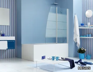 WEB 1.0 V2V - Glass bathtub wall panel _ MEGIUS