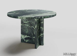 ELEMENT 2 - Low round marble coffee table _ MILLE997