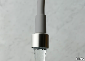 KAY 0200 - G6F - Stainless steel and PVC handshower with hose for shower _ MINA