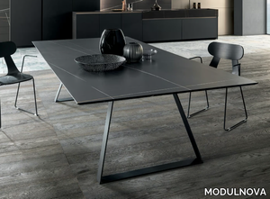 BLADE - Rectangular porcelain stoneware dining table _ MODULNOVA