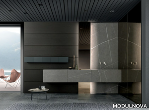 SKILL GRES - Porcelain stoneware bathroom cabinet _ MODULNOVA