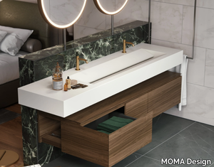 ELEGANCE - Wooden bathroom cabinet with drawers _ MOMA Design