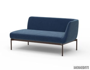 FAUNO FAU83 - Modular 1 seater 1/2 fabric sofa _ MOMENTI