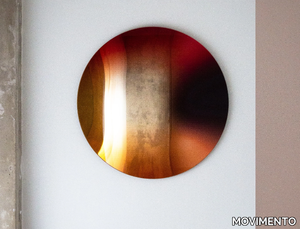 MANATSU - Round wall-mounted mirror _ MOVIMENTO