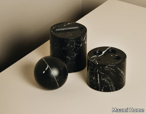 MATH NERO MARQUINA - Marble decorative object _ Maami Home