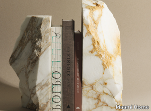 RAW CALACATTA ORO - Marble bookend _ Maami Home