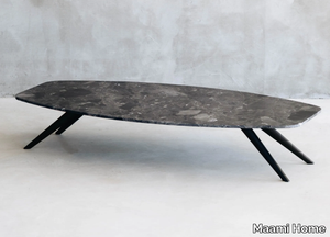 SOLINAS GRIS ALVITO - Low marble coffee table _ Maami Home