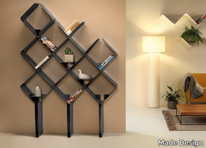 ALBURY - Wall-mounted metal bookcase _ Made Design