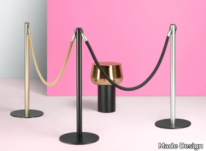 Basic guide posts - Aluminium crowd control barrier _ Made Design