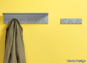 Wall-mounted coat rack - Wall-mounted metal coat rack _ Made Design