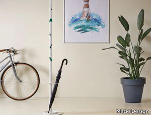 PADOVA - Metal coat stand with umbrella stand _ Made Design