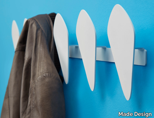 ECO 4 - Wall-mounted metal coat rack _ Made Design