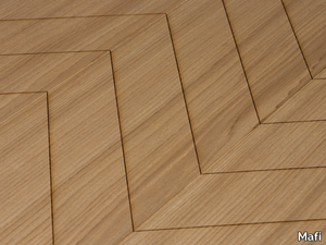 ROVERE SENZA NODI CHEVRON I - GRIGIO - Oak flooring _ Mafi