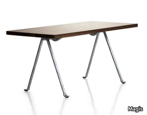 OFFICINA - Rectangular multi-layer wood coffee table _ Magis