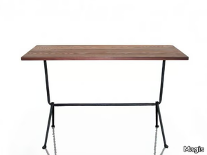 OFFICINA - Rectangular walnut table _ Magis