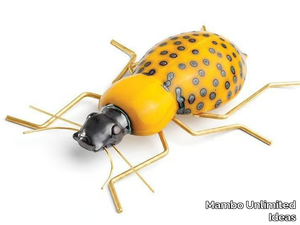 BEETLE YELLOW - Contemporary style ceramic decorative object _ Mambo Unlimited Ideas