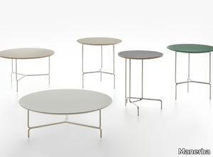 LITTA - Round high side table _ Manerba